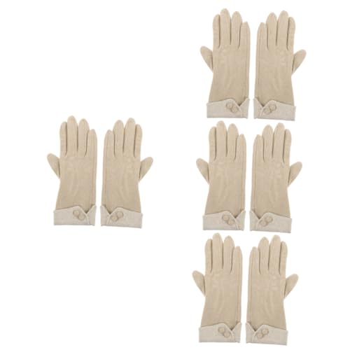 Mitaines en tissu Dérong Khaki Homoyoyo de qualité supérieure femme