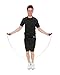 All Pro Weight Adjustable Weight-to-Jump Leather Jump Rope, 2-Pound