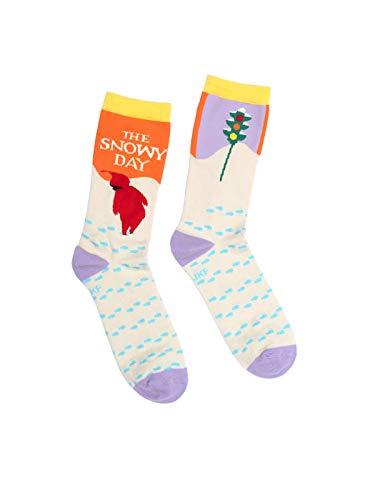 Out of Print The Snowy Day Socks Large
