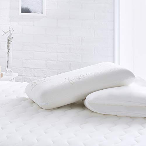 Amazon Basics Memory-Foam Pillow with Aloe Vera - 60 x 40 x 12 cm - Image 7