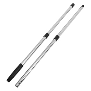 SAFIGLE Edelstahl Teleskop Moppstiel 4-teilig