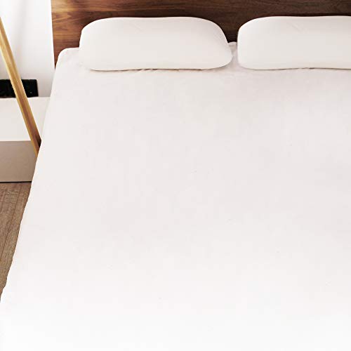 FeelAtHome Hypoallergenic Fitted 100% Waterproof Mattress Protector (King Size) - Breathable Super Soft