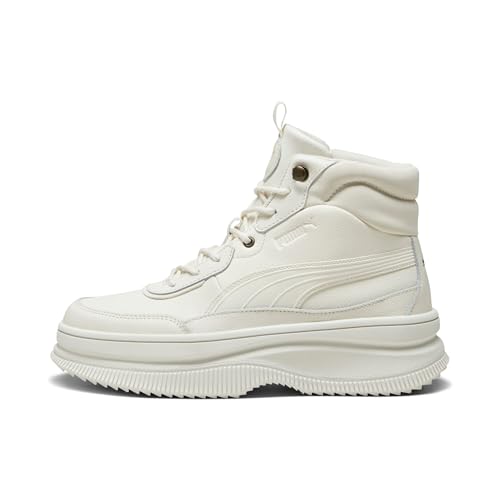 PUMA Womens Mayra Lace Up High Sneakers Shoes Casual - Off White - Size 10 M