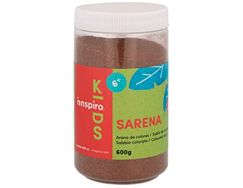 INNSPIRO Arena de colores tierra 600 Gr. para Decoración y Manualidades, Z1740
