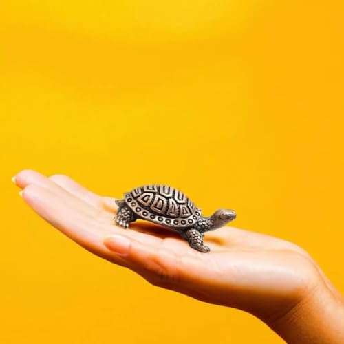 Image of Copper Tortoise Idol for Feng Shui & Vastu | Handmade Lucky Turtle Showpiece for Table Top, Home Temple, Office Desk & Spiritual Gifting (Tortoise)
