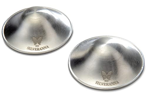 Image of The Original Silver Nursing Cups, Nipple Shields for Nursing Newborn, Nipple Protector for Breastfeeding, Nipple Covers Breastfeeding, No Need Nipple Cream, Newborn Essentials Must Haves