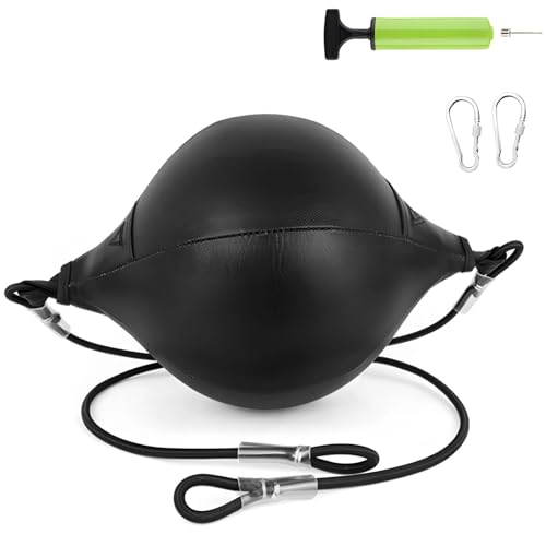 Boxing Reflex Ball with Adjustable Headband, Speed Punching Ball Set, Double End Training Equipment for Kids and Adults, Includes Elastic Cord System