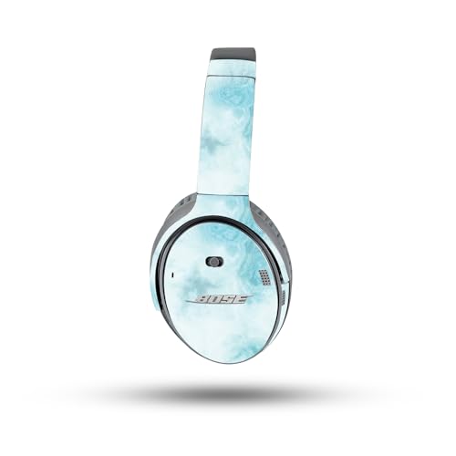Image of MightySkins Skin Compatible with Bose QuietComfort 35 II Headphones - Blue Marble | Protective, Durable, and Unique Vinyl Decal wrap Cover | Easy to Apply, Remove, and Change Styles