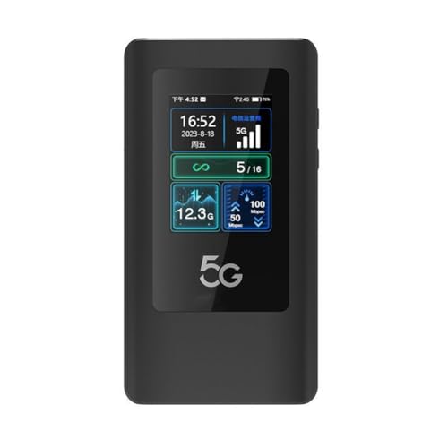 Qerwsdty Enrutador de Punto de Acceso Móvil WiFi 5G Router WiFi Móvil Mifis Punto de Acceso 4G LTE Router de Bolsillo Inalámbrico