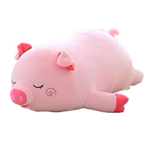 Pink Pig Stuffed Toys Plush Toy Hugging Animal Plush Toy Throw Pillow Pink Cute Piggy Super Soft Cuddly Christmas Plush Toys For Boys And Girls Gift(40 cm)