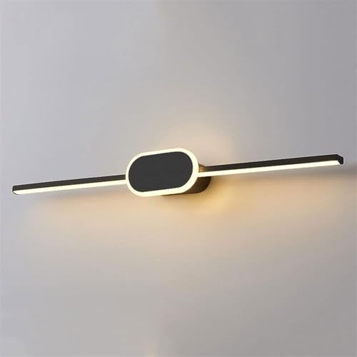 Image of Groeien LED 18 watt 3 Color Linear Black Body Acrylic Picture Photo Frame /Mirror Bathroom Wall Light(Warm+Natural+Coolwhite)