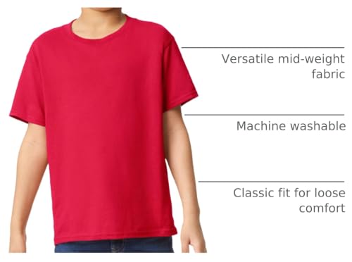 Image of Gildan Unisex-Child Gildan Youth Heavy Cotton T-Shirt, Style G5000b, 2-Pack