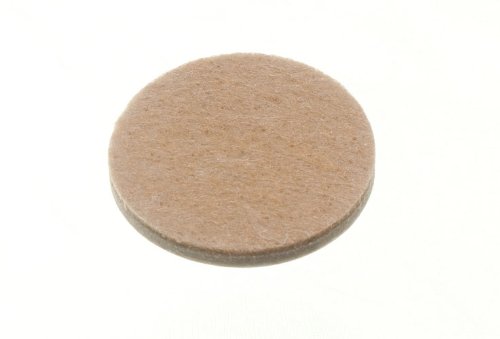 Lot de 48 bandes de 2 patins ronds auto-adhésifs en feutre 50 mm de diamètre x 4 mm