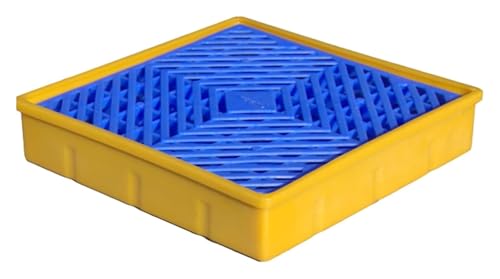 Palettes anti-déversement modulaires empilables contre les fuites