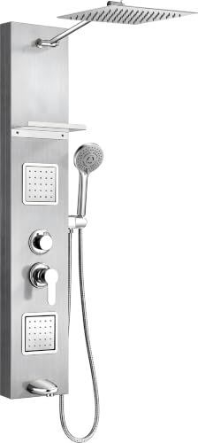 Adjustable Shower Panel Tower
