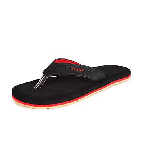 Image of TRASE Men's Flip-Flops & Slippers | Light weight Home Slippers for Men | Comfortable, Cushioned, Shock Absorbent & Long Lasting Chappals| Water-resistant Slippers Flip Flops For Men