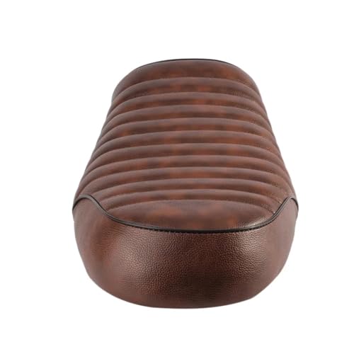Cojín de asiento motocicleta retro con acabados premium vintage para CG125 conductor 4