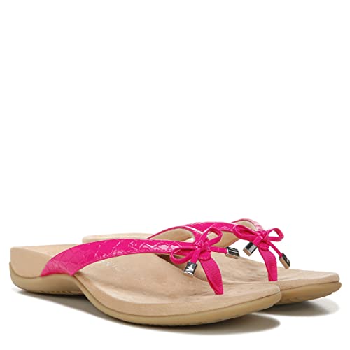 Image of Vionic Women's Rest Bella Toe Post Sandal- Supportive Ladies Orthotic Sandals that include Three Zone Comfort with Arch Support- Flip Flop for Ladies, Medium and Wide Width Size 5-12