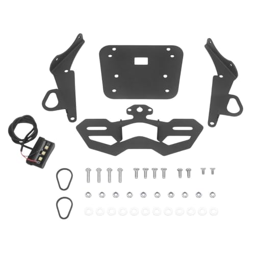 Support de plaque moto LED anti-corrosion pour éliminer la bavette arrière d'origine