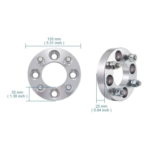 Entretoises de roue de précision 4x100 alésage 67mm robustesse maximale - 4
