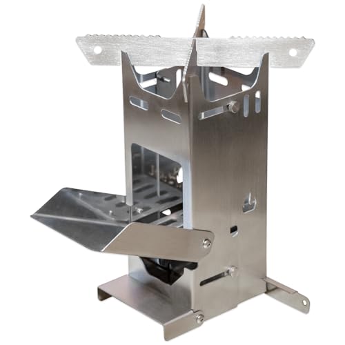 JoeMak ロケットストーブ ミニ 【折りたたみ式コンパクト設計】 薪ストーブ ソロストーブ ウッドストーブ 焚き火台 ソロ (Mini)