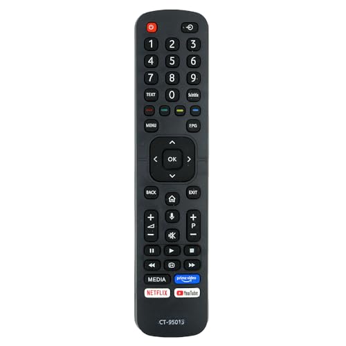Image of RESORB LED 446 CT-95011 CT-95013 Compatible Remote for Toshiba LED Smart TV EN2CB27T 43U5069 43U5069EE 43U5069EV 43U5069EA 50U5069 50U5069EE 50U5069EV 50U5069EA 55U5069 55U5069EE 55U5069EV 55U5069EA