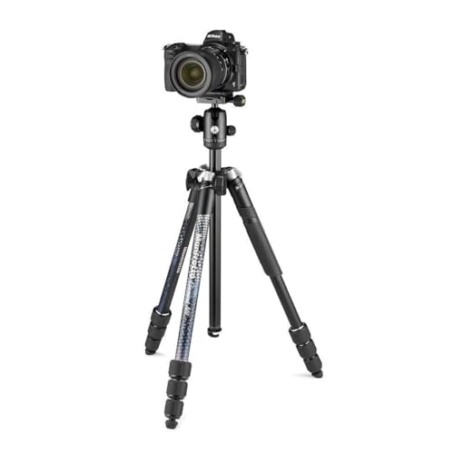 Manfrotto Element MII 4-Section Aluminum Tripod with Ball Head, Black