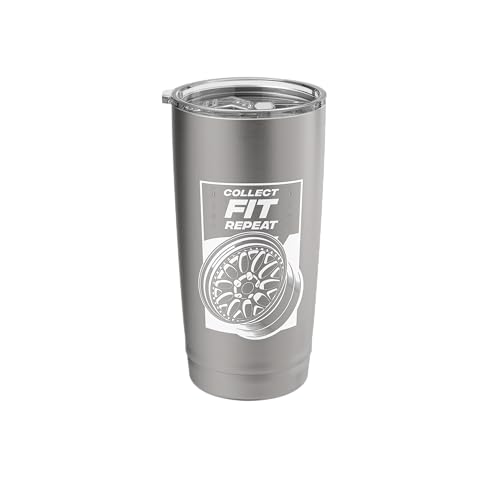 Collect Fit Repeat Garage Stance Culture Custom Car Scene Stainless Steel Insulated Tumbler