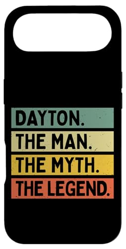 Dayton The Man The Myth The Legend �ʔ������� �J�X�^�}�C�Y�� �X�}�z�P�[�X iPhone Air �p