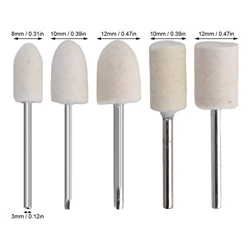 Ruota per lucidatura in feltro, testa per