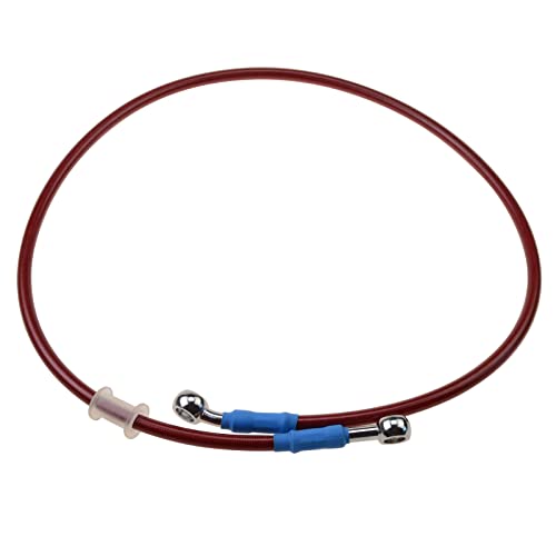 Goofit 900Mm/35.43" Braided Brake Line Oil Gas Pipe Brake Oil Hose Fuel Tube Line Replacement For Atv Utv Motorcycle Pit Dirt Bike Motocross Street Bike #TOP2