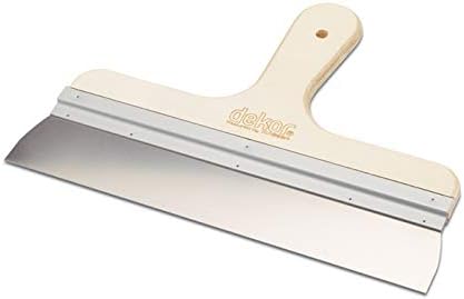 Badem10 Dekor 049 Eğri Saplı Ispatula Ahşap Saplı Spatula 50 Cm