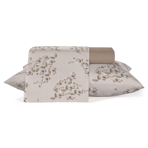 Jogo Roupa de Cama Casal Duplo, 100% algodão 150 fios Teka Diamante - Amanhecer