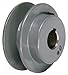 V-Belt Pulley, 1/2"Fixd Bore, 1.75"Od, Iron