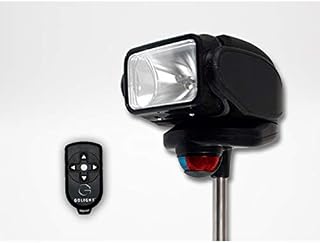 Golight 2151 GoBee Bow-Mounted Halogen Searchlight with Wireless Remote Control - Black