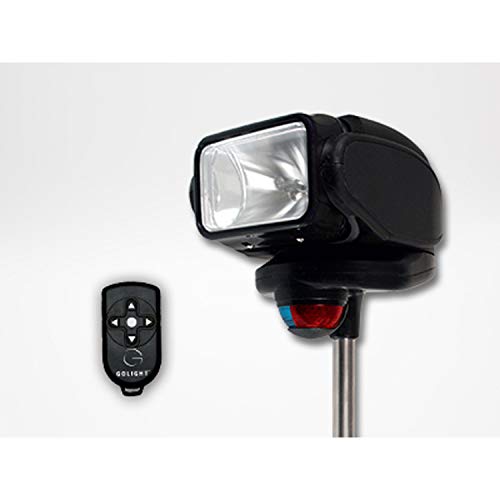 Golight 2151 GoBee Bow-Mounted Halogen Searchlight with Wireless Remote Control - Black