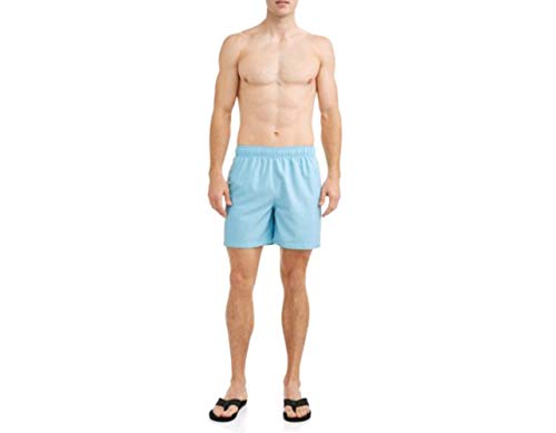 Men's Solid Colored Swim Shorts (3XL 48/50, Turquoise)2