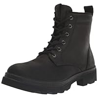 ECCO Women's Grainer Waterproof Lace Boots, Black, 7.5 UK