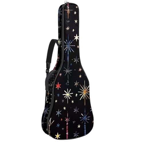 Sac à dos guitare acoustique pour le transport étui souple 109 cm multicolore Starlight Magic Stick