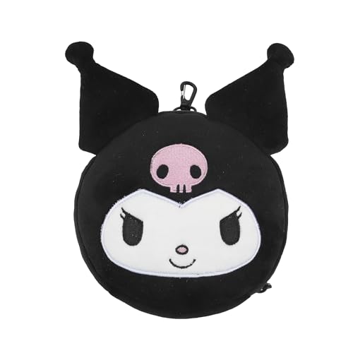 Bioworld Kuromi Convertible Neck Pillow with Eye Mask & 3D Ears