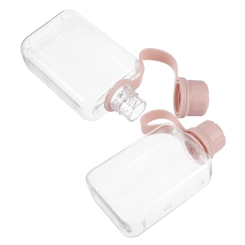 Gourde plate en plastique robuste bouteille d'eau compacte et légère sport et fitness