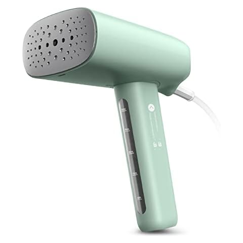 HOMEASY Portable Clothes Steamer with Detachable Tank Cover