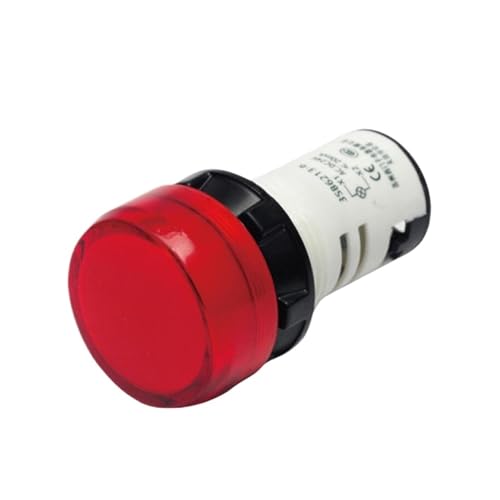 Luz de señalización LED 22mm blanca de plástico redondo 220V CA 3SB62D6W