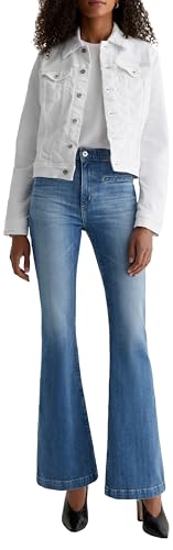 AG Adriano Goldschmied Women's Robyn Fitted Denim Jacket4
