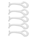 ARTIBETTER 5 Stück Flügelhalterungen aus Aluminiumlegierung für Deckenventilatoren Weiß Geräuscharm Hohe Tragfähigkeit Einfache Montage Ersatzteile für Innenbereich