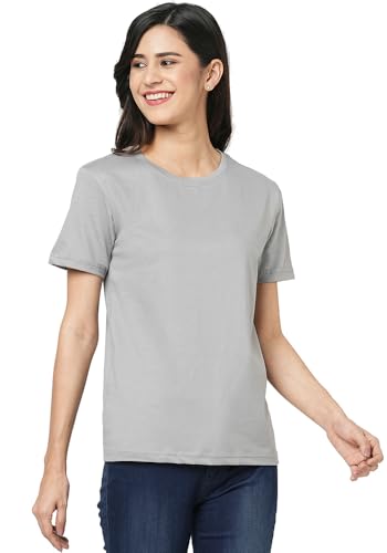 Image of Wear Your Opinion Women's S to 5XL Plain Solid 100% Cotton Unisex Boyfriend Fit T-Shirt (Design: Solid)