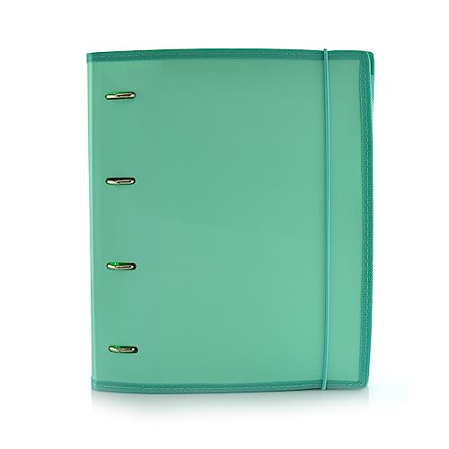 Carpeta & Block A4 Colorline - REF. 43211-4 Anillas -100 hojas - 10 Separadores - 80 Indicadores - 8 Colores (Turquesa)