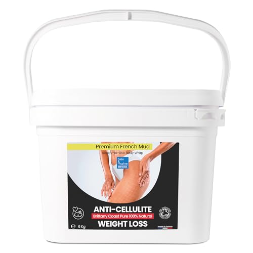 Barro de Algas Anticelulitico: Combate Celulitis y Flacidez Corporal. Efecto Reafirmante y Resultados Visibles. Fango Profesional SPA Tratamiento de Choque - Ready To Use - 6000 g 6 kg