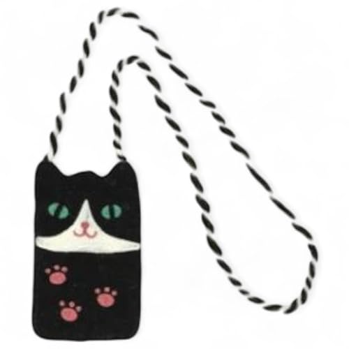 匠美風Select ハロウィン 2WAY ( 飾り 〜 プレゼント ) フリースタイル オーナメント スマホポシェット アニマル ハチワレ