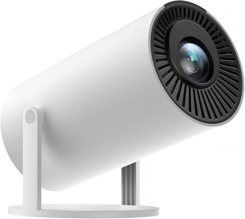 Miniatura 1 de Auto Keystone Mini proyector con WIFI y Bluetooth, proyector de película portátil pericat con rotación de 210, proyector de cine en casa 4K 1080P